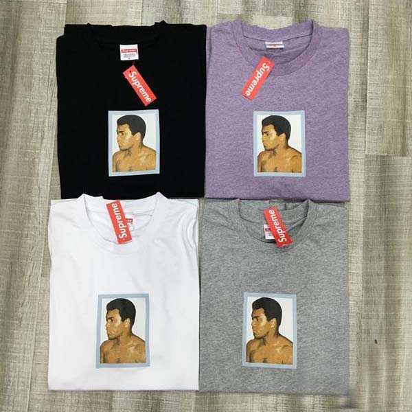 今からの季節にピッタリ！ シュプリーム SUPREME 2016 SUP ALI 半袖Tシャツ 4色可選 男女兼用