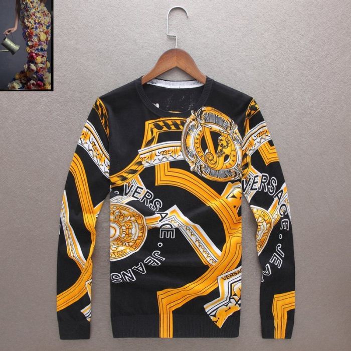 素敵 2016秋冬 ヴェルサーチ VERSACE ニットセーター 迷彩総柄