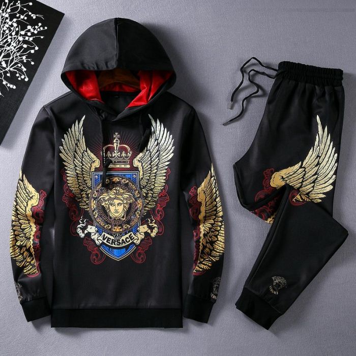 存ヴェルサーチ VERSACE 最安値！ パーカー 上下セット