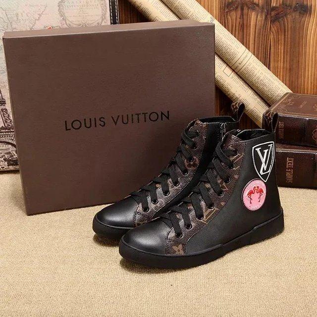 2016秋冬 首胸ロゴ ルイ ヴィトンLOUIS VUITTON ブーツ