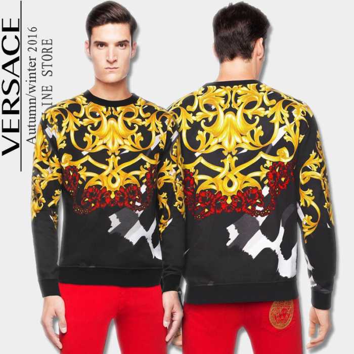 完売品！2016秋冬  ヴェルサーチVERSACE プルオーバーパーカー