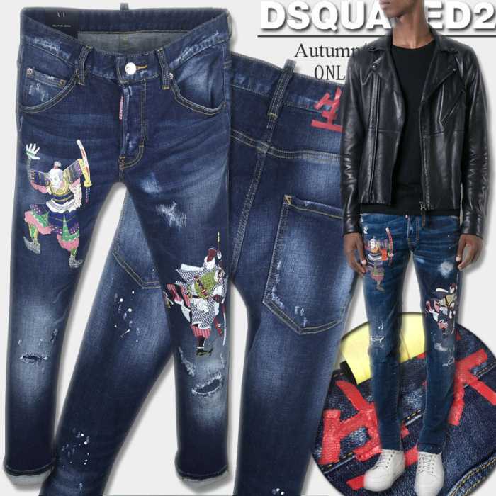 2016秋冬大好評 ディースクエアード DSQUARED2 ダメージデニム
