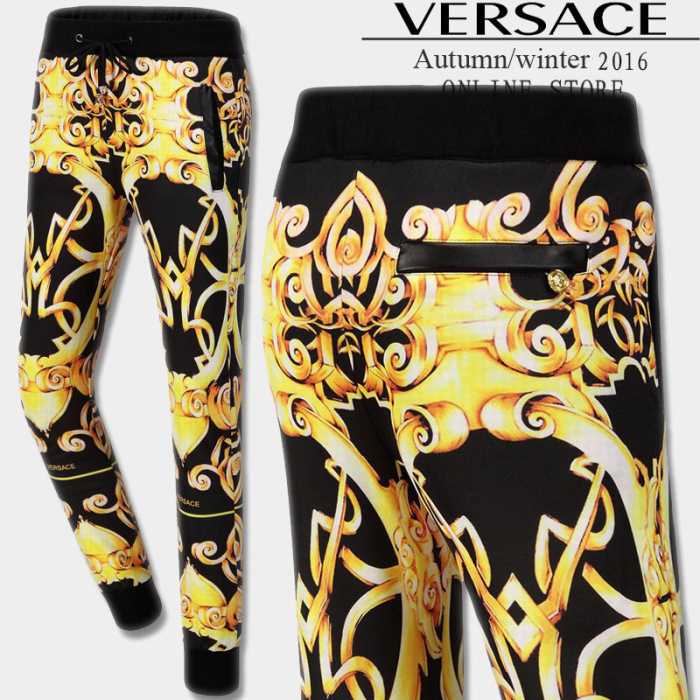 2016秋冬 売れ筋！ ヴェルサーチVERSACE スエットパンツ