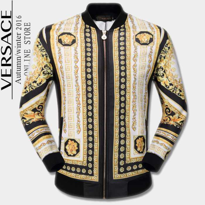大特価 2016秋冬ヴェルサーチ VERSACE  ブルゾン スタジアムジャンパー