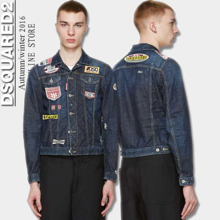 2016秋冬最旬アイテム ディースクエアード DSQUARED2 デニムジャケット