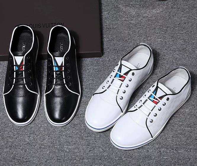 落ち着いた感覚 2016秋冬 ルイ ヴィトン LOUIS VUITTON スニーカー 2色可選