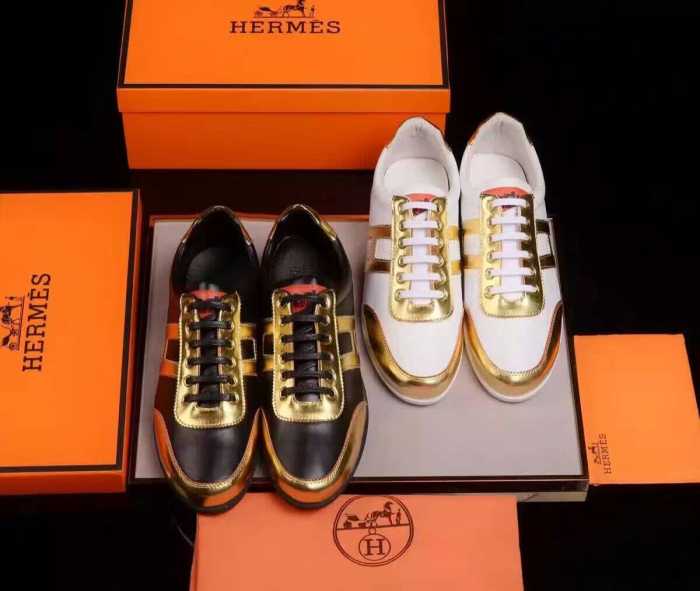 お洒落自在 2016秋冬 エルメス HERMES スニーカー 2色可選