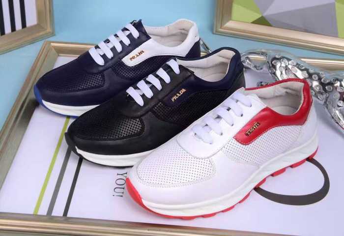 特別人気感謝SALE 2016秋冬 プラダ PRADA ランニングシューズ 3色可選