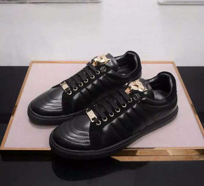 お洒落な存在感 2016秋冬 フィリッププレイン PHILIPP PLEIN フラットシューズ