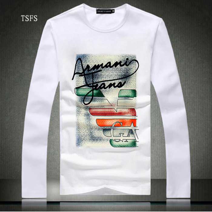 お洒落な存在感 2016秋冬 アルマーニ ARMANI 長袖Tシャツ 2色可選