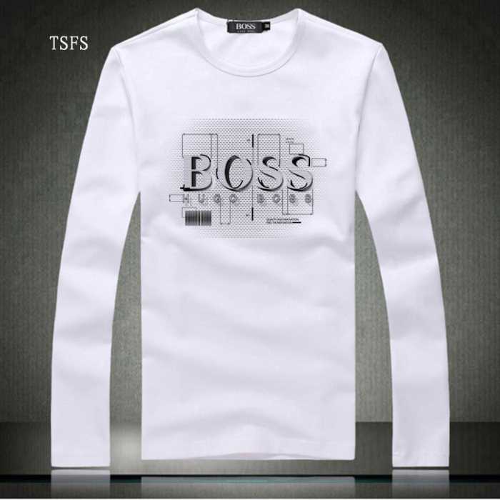 個性的なデザイン 2016秋冬 ヒューゴボス HUGO BOSS 長袖Tシャツ 2色可選