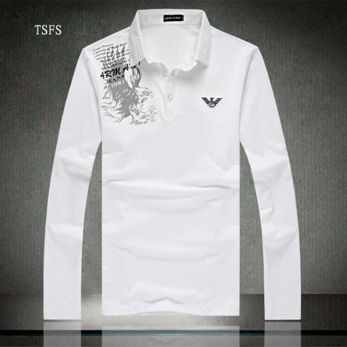 モデル大絶賛♪ 2016秋冬 アルマーニ ARMANI 長袖Tシャツ 2色可選