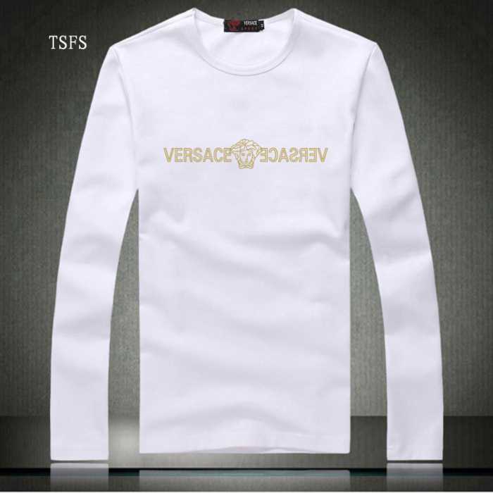 2016秋冬 ヴェルサーチ VERSACE 高品質 人気 長袖Tシャツ 2色可選