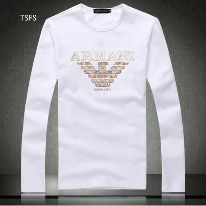 2016秋冬 アルマーニ ARMANI ランキング商品  長袖Tシャツ 2色可選