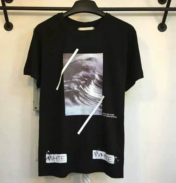 吸汗速乾 2016-17春夏新作海外セレブ愛用Off-White オフホワイト半袖 Tシャツ