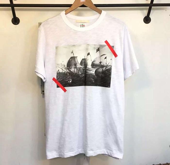 ◆モデル愛用◆ 2016-17春夏新作 Off-White オフホワイト半袖 Tシャツ