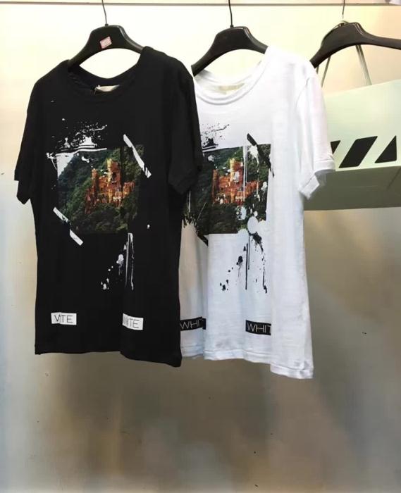 【激安】2016-17春夏新作 Off-White オフホワイト半袖 Tシャツ