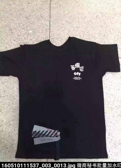 2016-17春夏新作 Off-White オフホワイト 大好評 半袖 Tシャツ