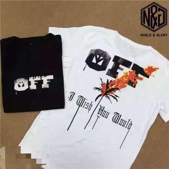 2016-17春夏新作 完売品！Off-White オフホワイト半袖 Tシャツ