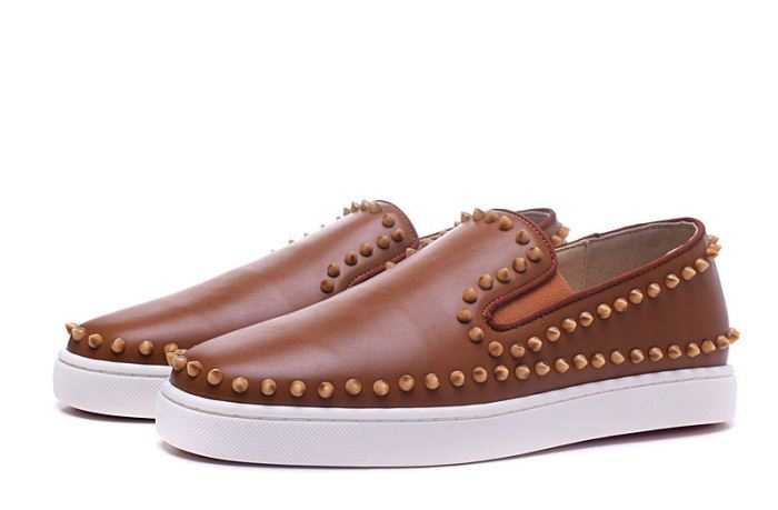 首胸ロゴ2016秋冬クリスチャンルブタン Christian Louboutin フラットシューズ