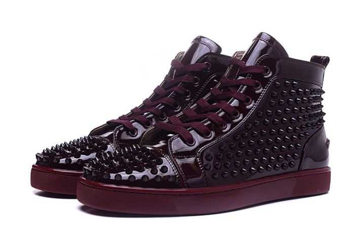  スタイルアップ効果2016秋冬クリスチャンルブタン Christian Louboutin ハイトップシューズ