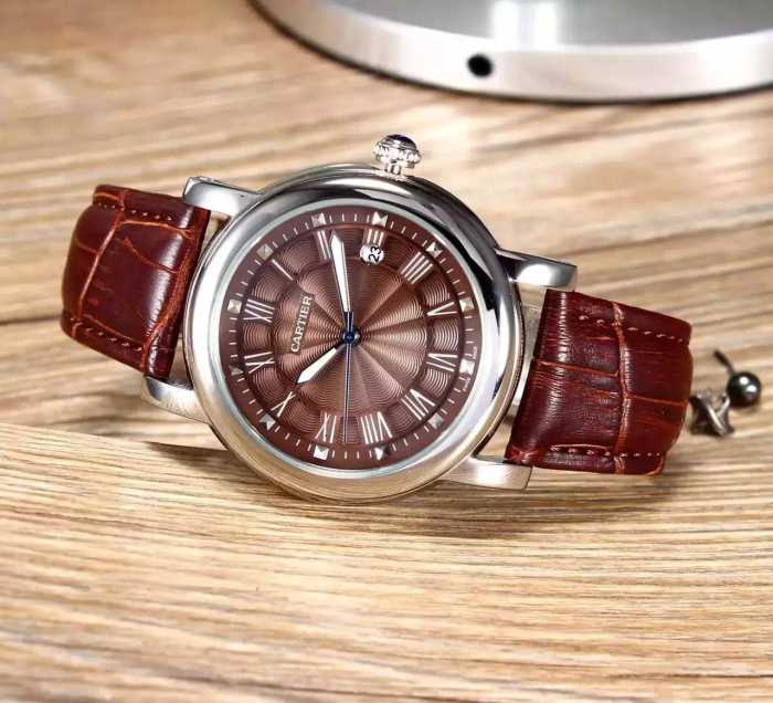 2016 存在感◎ カルティエCARTIER  腕時計 機械式（自動巻き）ムーブメント 多色選択可