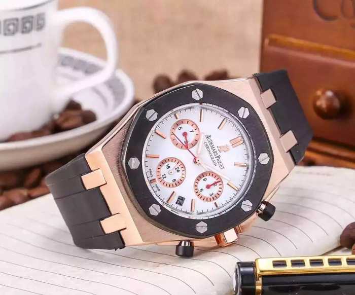 高級感演出2016  オーデマ ピゲAUDEMARS PIGUET 腕時計 上級自動巻き ムーブメント 3色可選