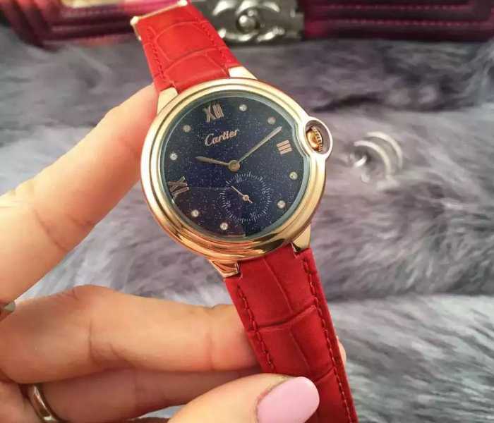 2016耐久性に優れカルティエ CARTIER  輸入クオーツムーブメント 女性用腕時計 多色選択可