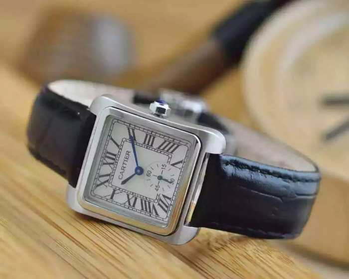 美品！2016  カルティエCARTIER 輸入クオーツムーブメント 女性用腕時計 多色選択可