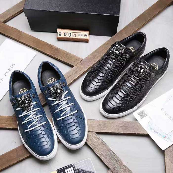 2016秋冬  フィリッププレインPHILIPP PLEIN 人気 ランキング フラットシューズ 2色可選