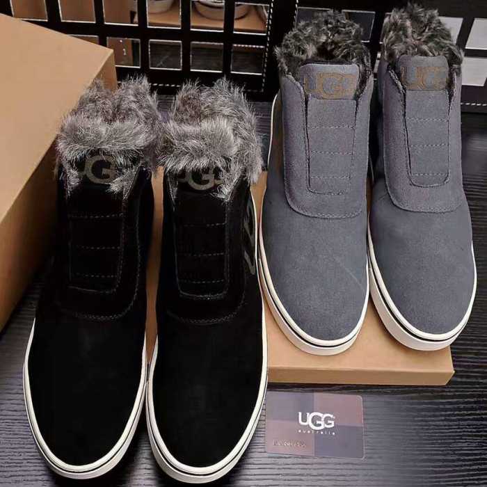 お洒落に魅せる 2016秋冬 UGG ハイトップシューズ フリース付け 2色可選