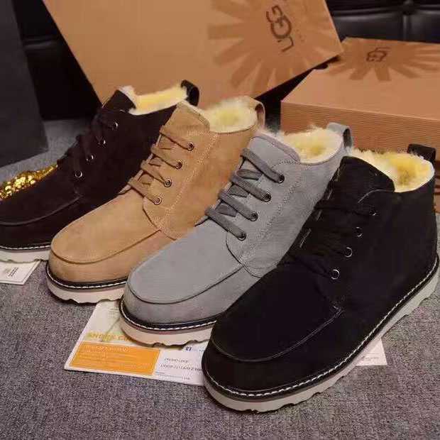 UGG 2016秋冬 ムダな装飾を排したデザインインナーボアモカシンシューズ 3色可選