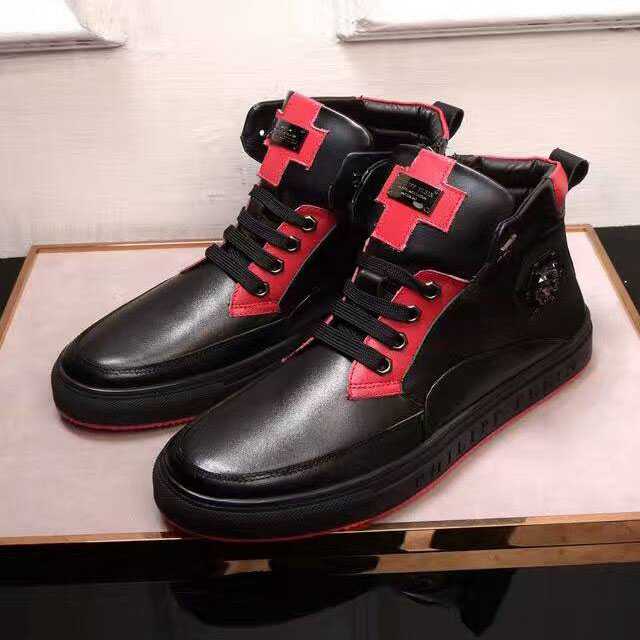 お買い得品 2016秋冬  フィリッププレインPHILIPP PLEIN ハイトップシューズ