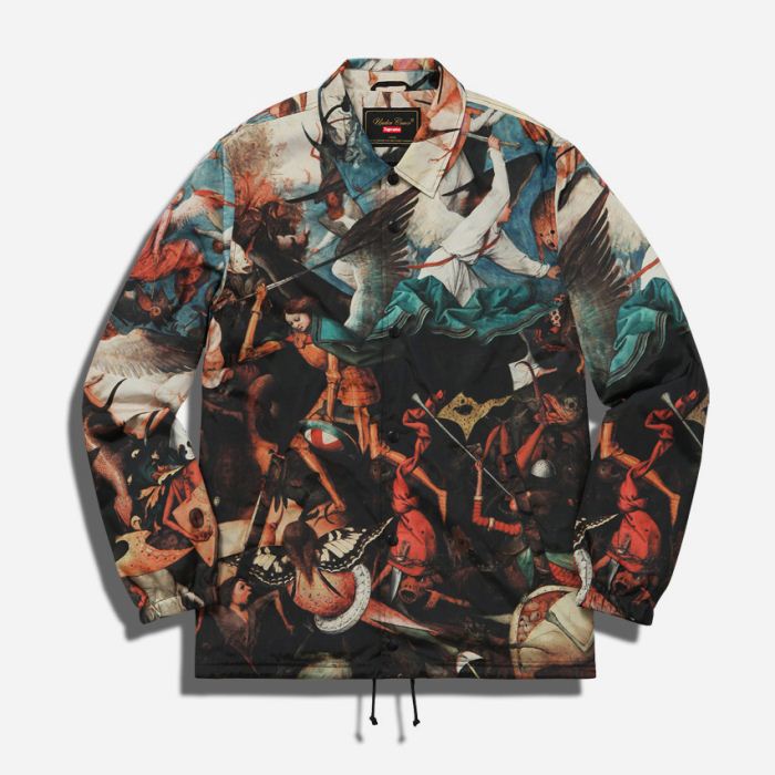 大人キレイに仕立てる undercover x supreme 2016秋冬 プリント柄 ブルゾン 男女兼用