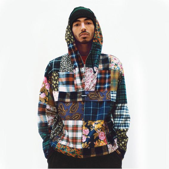 お洒落自在 Supreme 16FW Patchwork Pant/Anorak ブルゾン テーパードデニムパンツ 上下セット 男女兼用