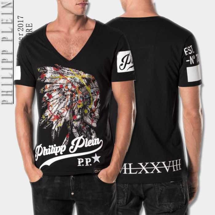 2017春夏 フィリッププレイン PHILIPP PLEIN 今買い◎得 半袖Tシャツ 2色可選