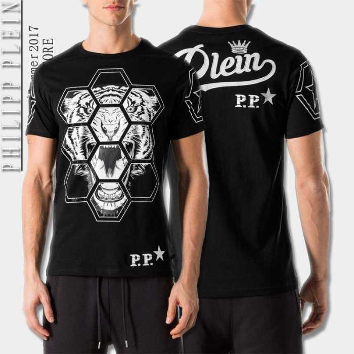 2017春夏 フィリッププレイン PHILIPP PLEIN サイズ豊富 半袖Tシャツ 2色可選
