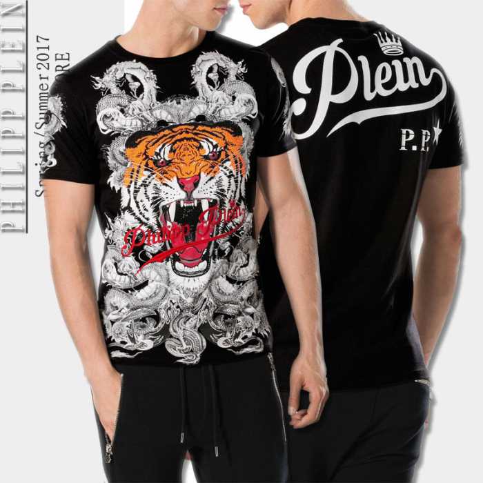 2017春夏 個性的なデザ フィリッププレイン PHILIPP PLEIN 半袖Tシャツ 3色可選