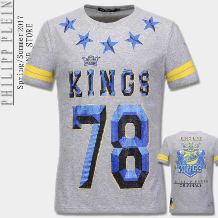 魅力ファッション2017春夏 フィリッププレイン PHILIPP PLEIN 半袖Tシャツ 3色可選