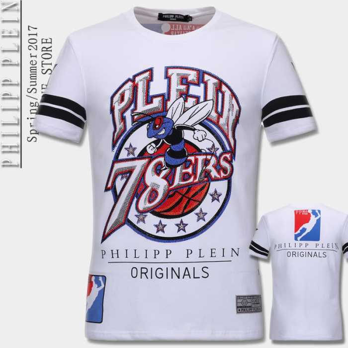 魅力ファッション　2017春夏 フィリッププレイン PHILIPP PLEIN 半袖Tシャツ 3色可選