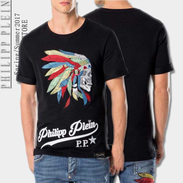 2017春夏大絶賛の履き心地! フィリッププレイン PHILIPP PLEIN 半袖Tシャツ 3色可選
