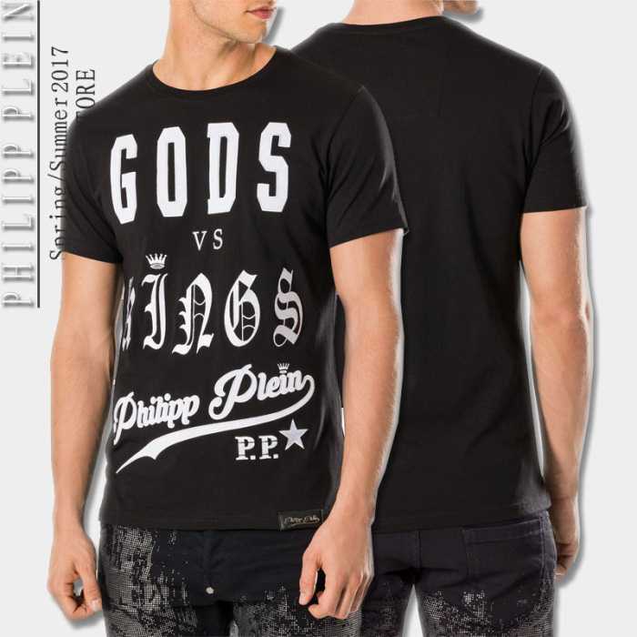 2017春夏 人気商品登場 フィリッププレイン PHILIPP PLEIN 半袖Tシャツ 2色可選