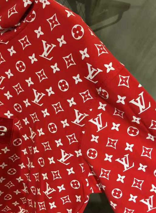 快適な状態をキープする17SS Supreme x LV シュプリーム SUPREME 速乾性に優れたパーカー.