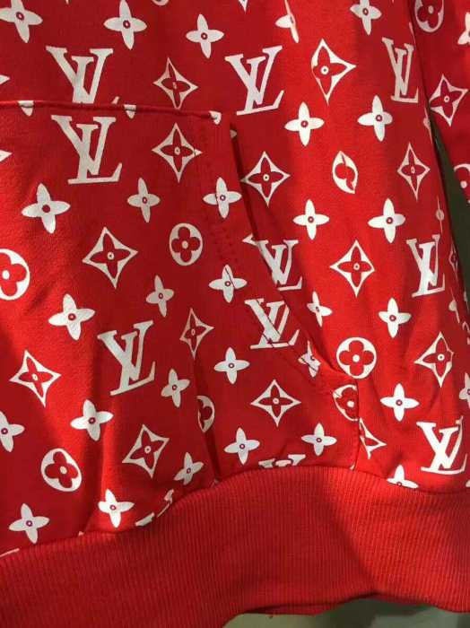 快適な状態をキープする17SS Supreme x LV シュプリーム SUPREME 速乾性に優れたパーカー.