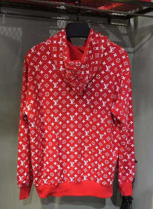 快適な状態をキープする17SS Supreme x LV シュプリーム SUPREME 速乾性に優れたパーカー.