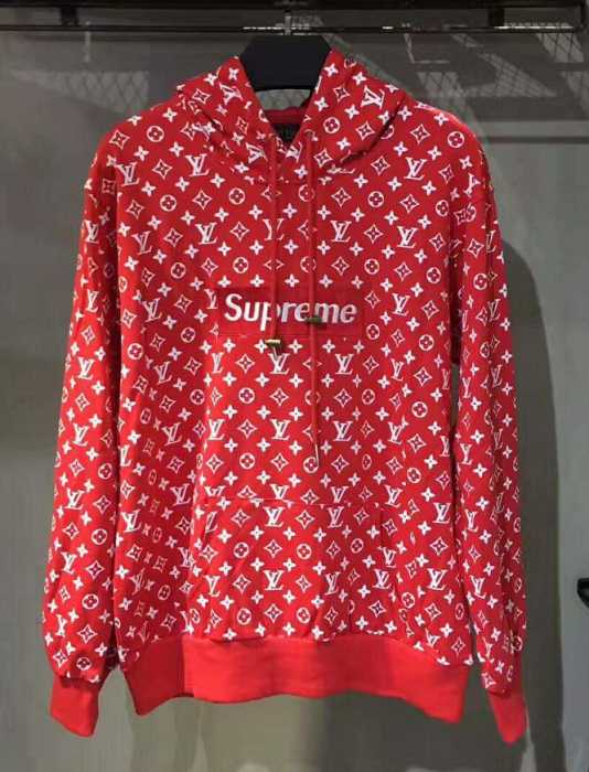 快適な状態をキープする17SS Supreme x LV シュプリーム SUPREME 速乾性に優れたパーカー.